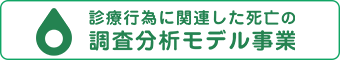 診療行為に関連した死亡の調査分析モデル事業