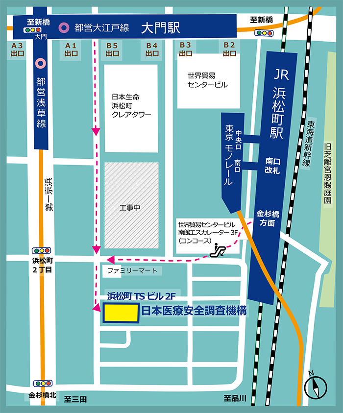 日本医療安全調査機構地図HP