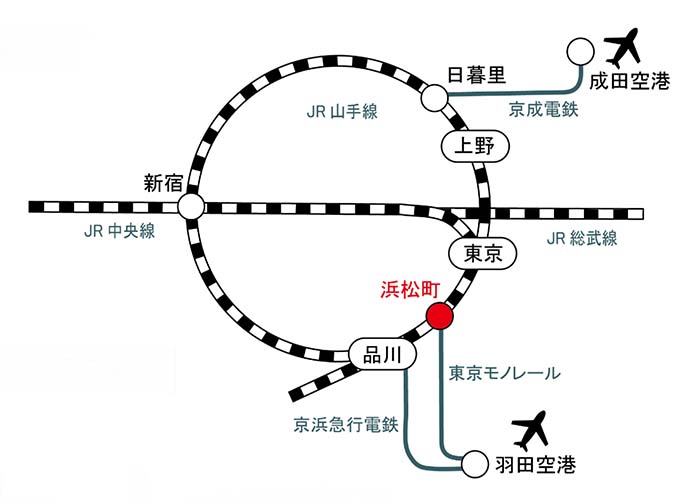 日本医療安全調査機構地図交通