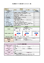 中心静脈カテーテル挿入前チェックリスト（例）